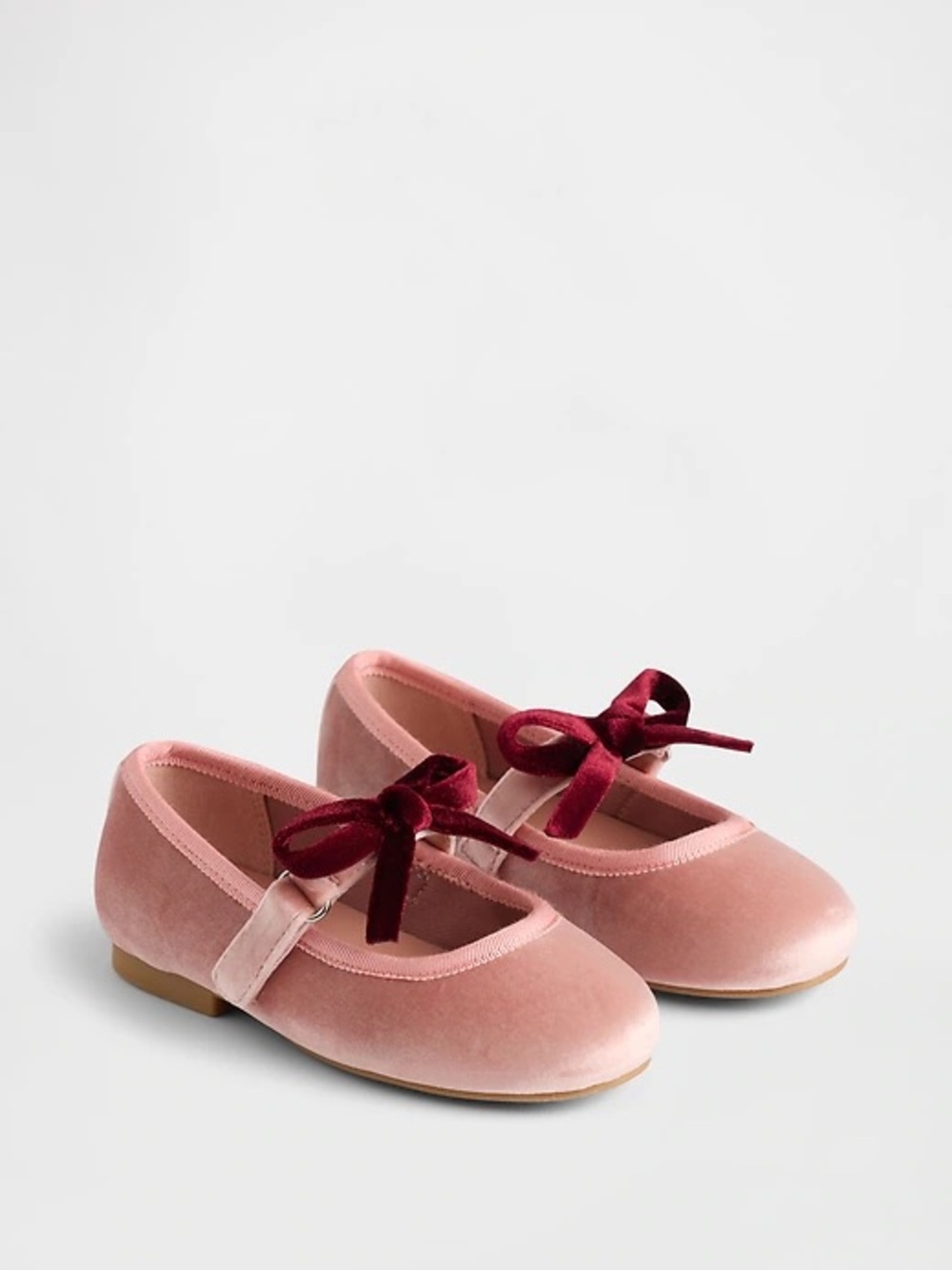 GAP Velvet Bow Mary Jane Flats Toddler size 9